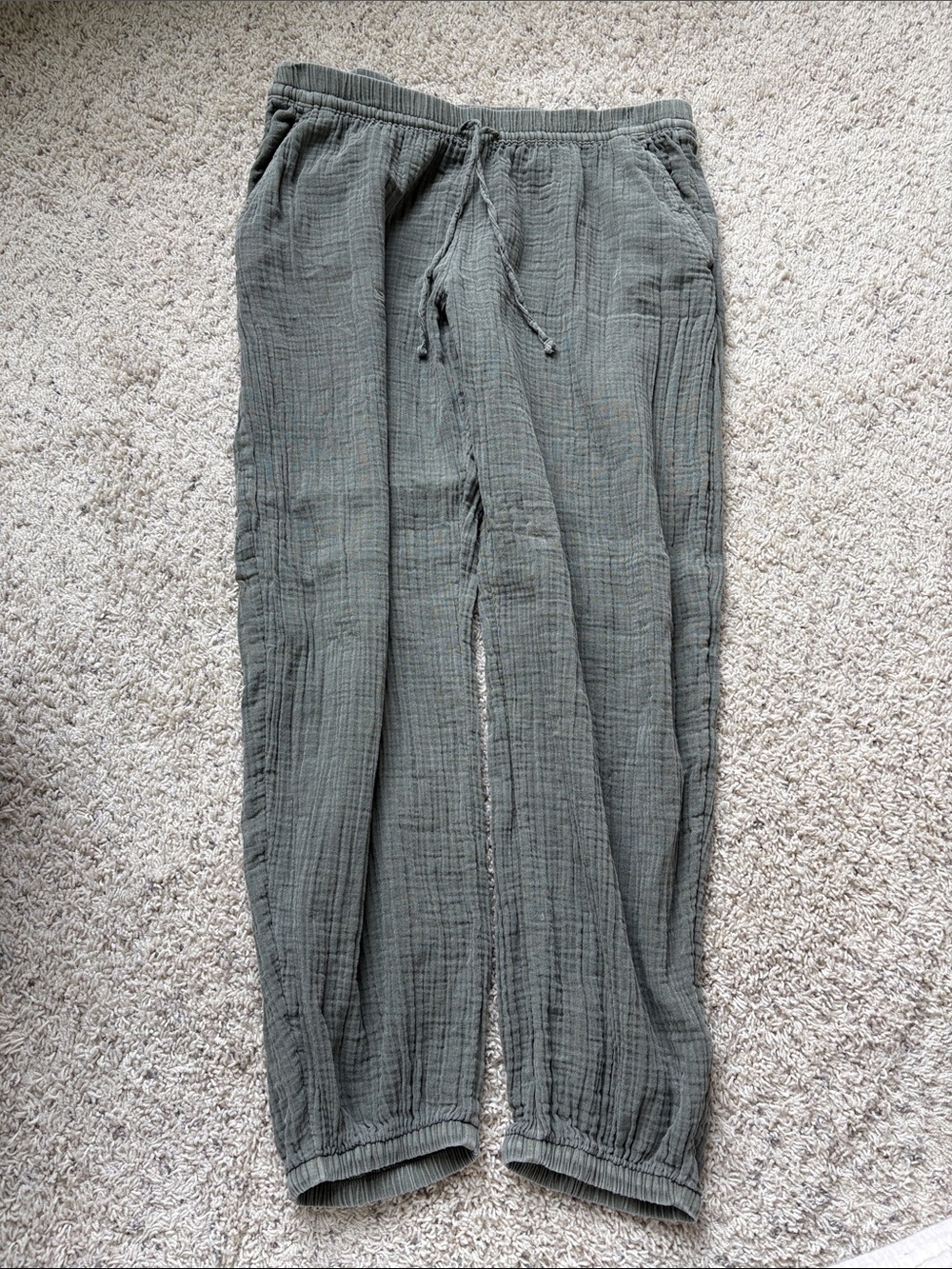 GAP Cotton Gauze Easy Joggers L EUC